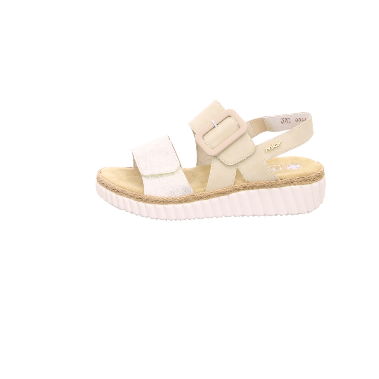 RIEKER Klassische Sandalen beige