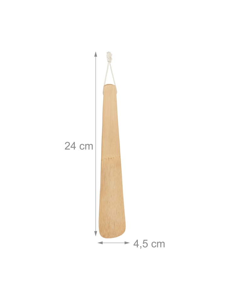 relaxdays Schuhlöffel in Natur - (L)24 cm günstig kaufen onesize
