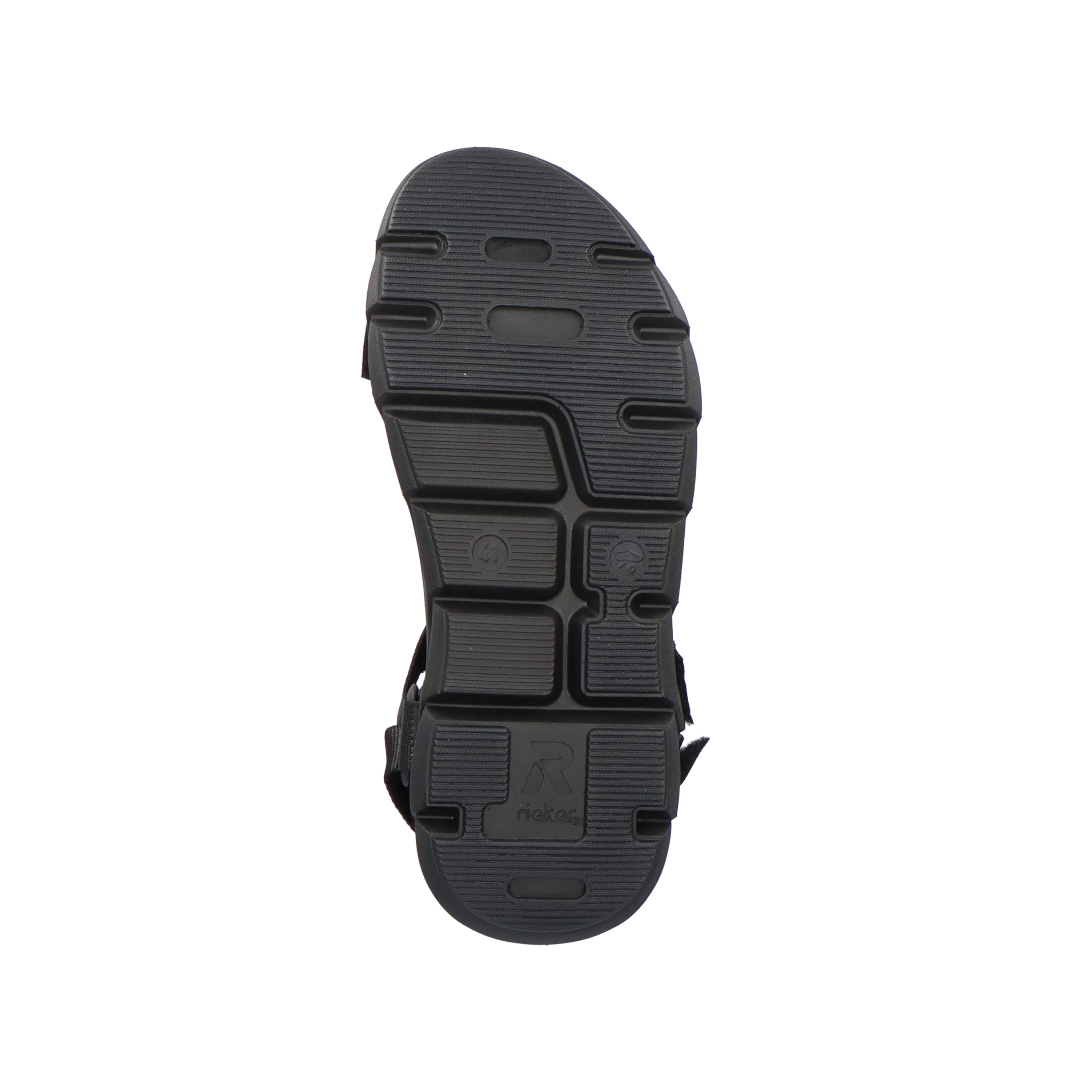 Rieker Herren Trekkingsandalen deep black