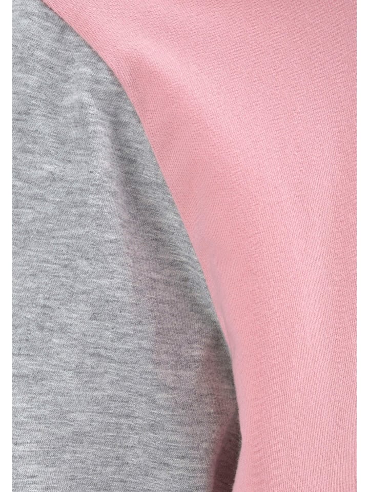Vivance Pyjama in rosa-grau-meliert günstig kaufen
