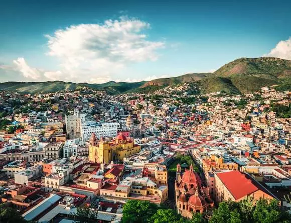 Puzzle 2000 Teile - Kolonialstadt Guanajuato in Mexiko