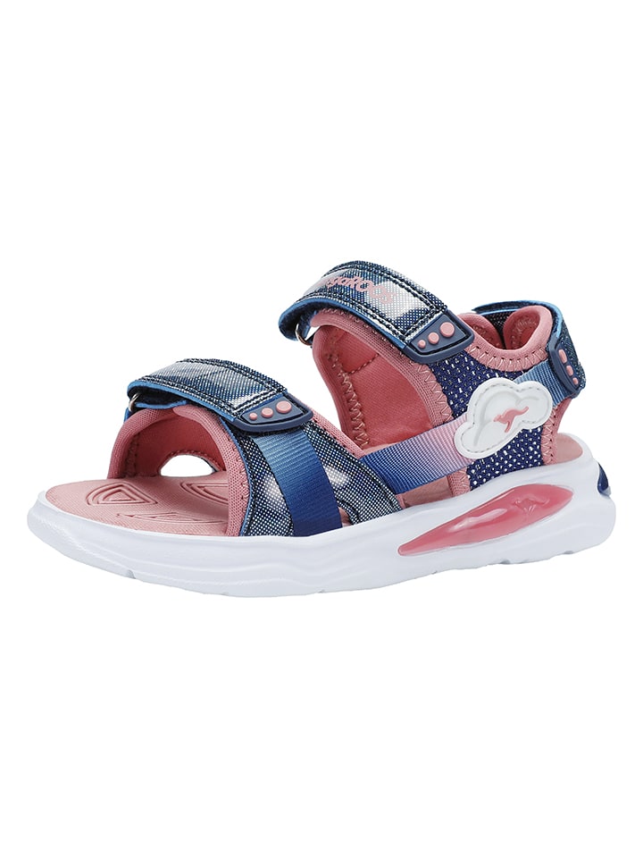 Kangaroos Sandalen in Dunkelblau/ Rosa günstig kaufen