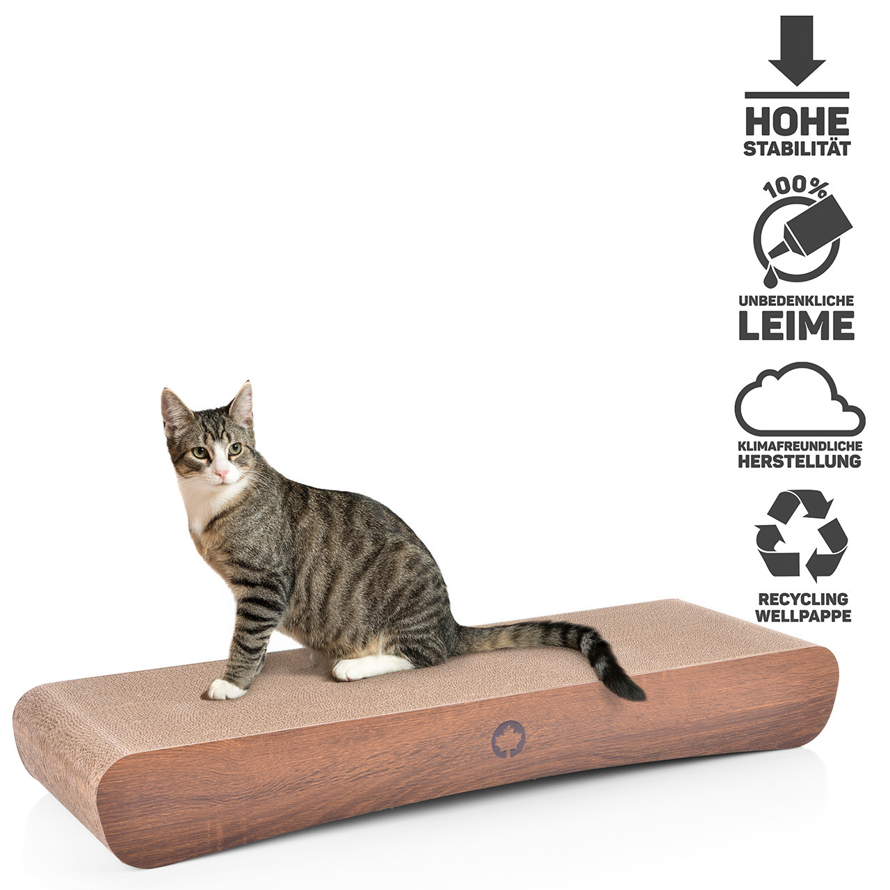 Canadian Cat Company Kratzbretter & Kratzpappen Canadian Cat Company Kratzbrett Jumbo Wave braun