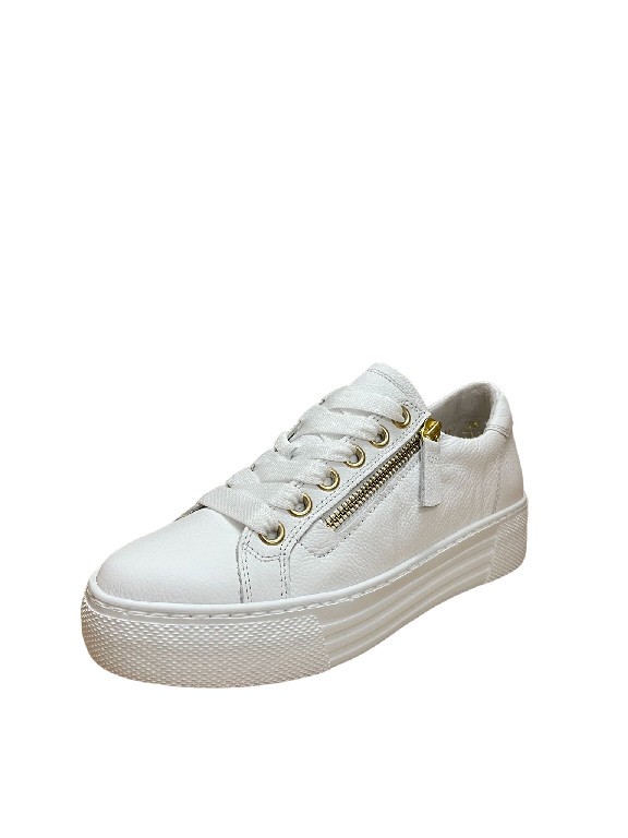 GABOR Freizeit Schnürer weiss Comfort 26