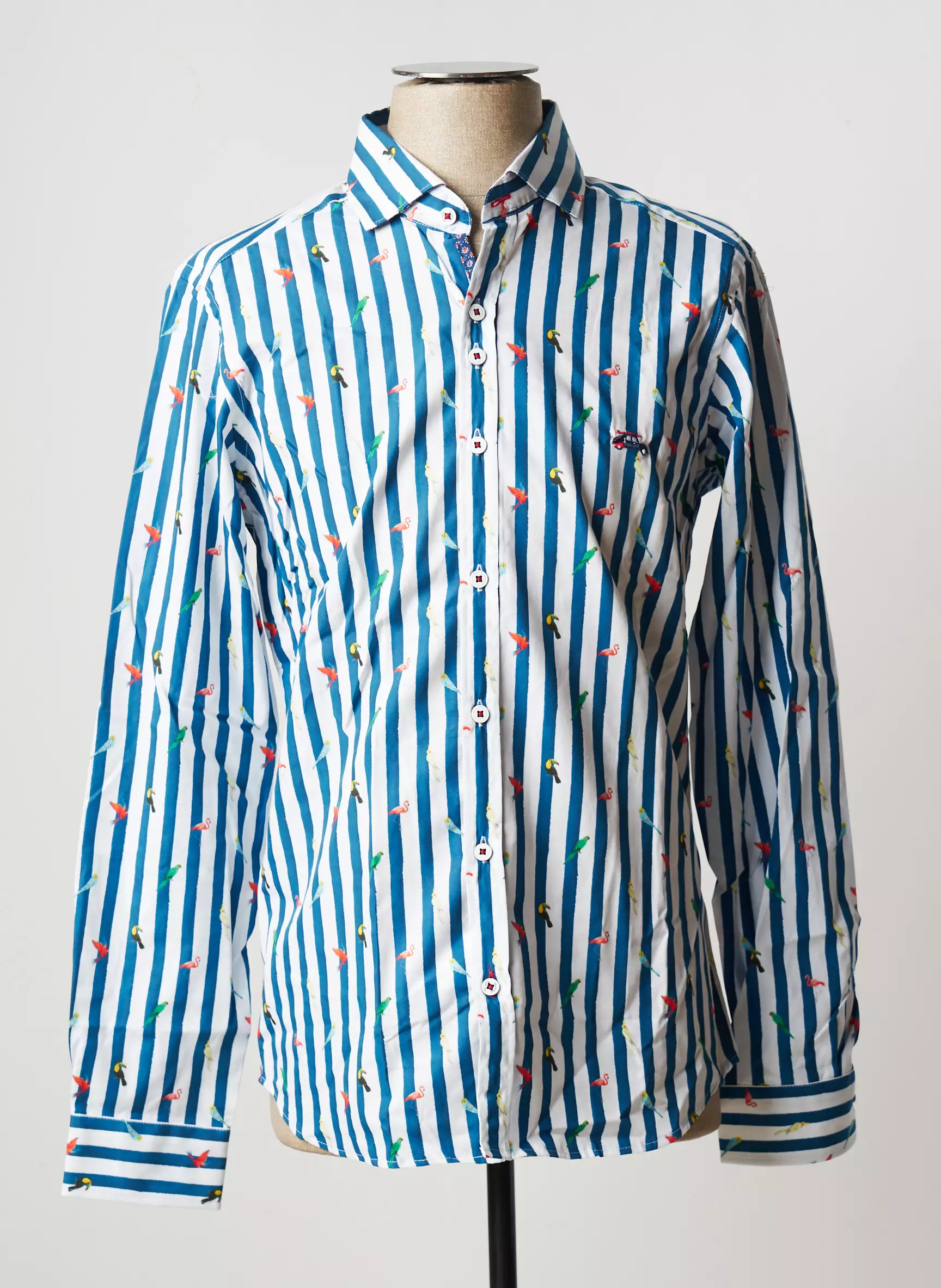The Surfcar Manches Longues Homme couleur bleu