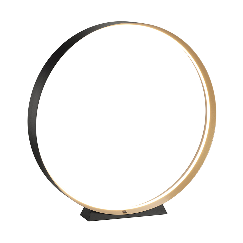 Stehleuchte Loop Schwarz-Gold