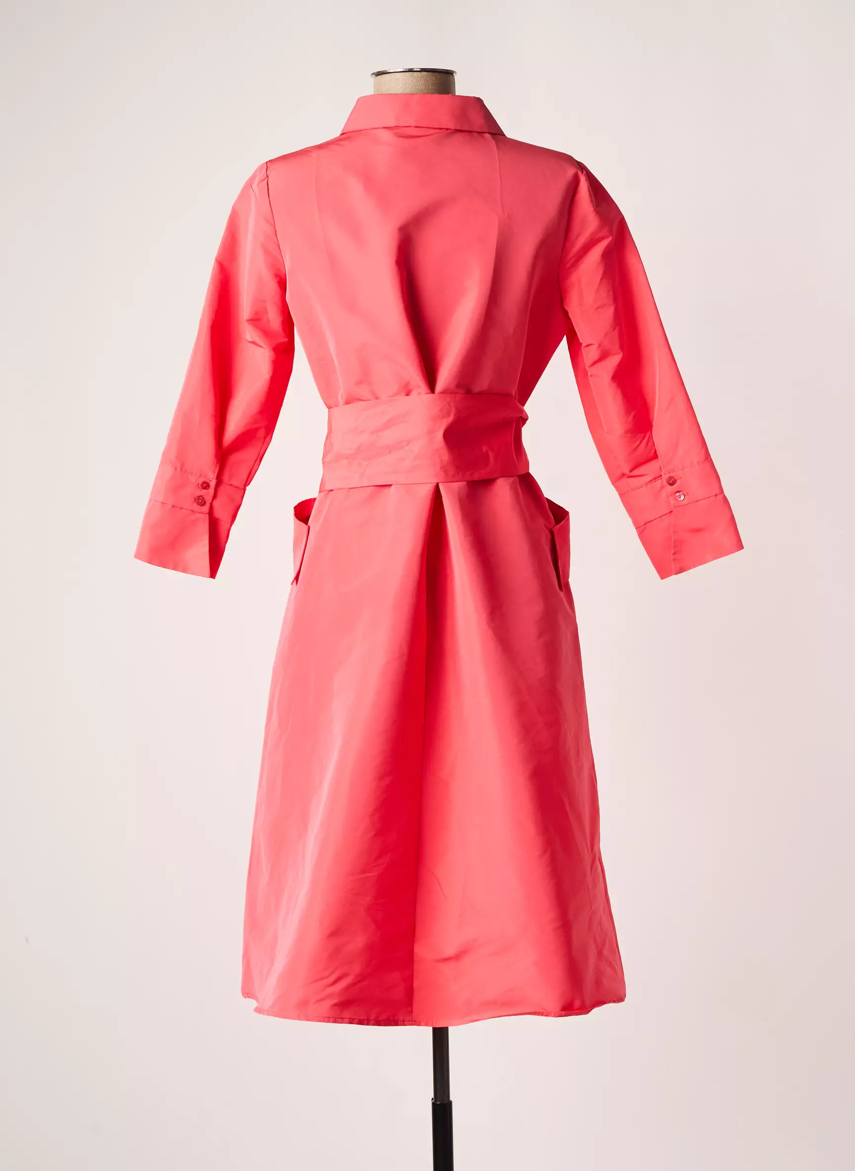 Arggido Robes Mi Longues Femme couleur rose