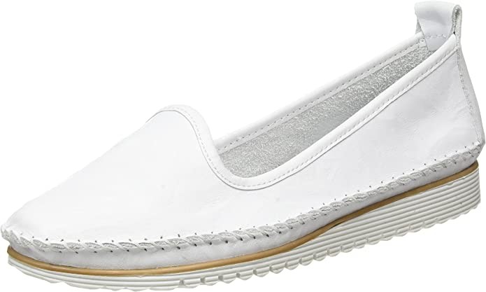 ESGANO Stiefeletten weiss