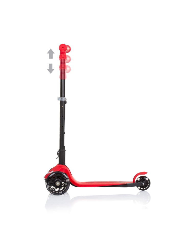 Chipolino Kinderroller Robby 3 LED-Räder in rot günstig kaufen onesize