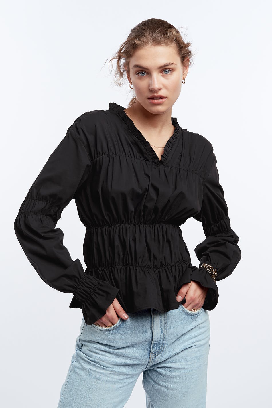 Beatrice puff sleeve blouse