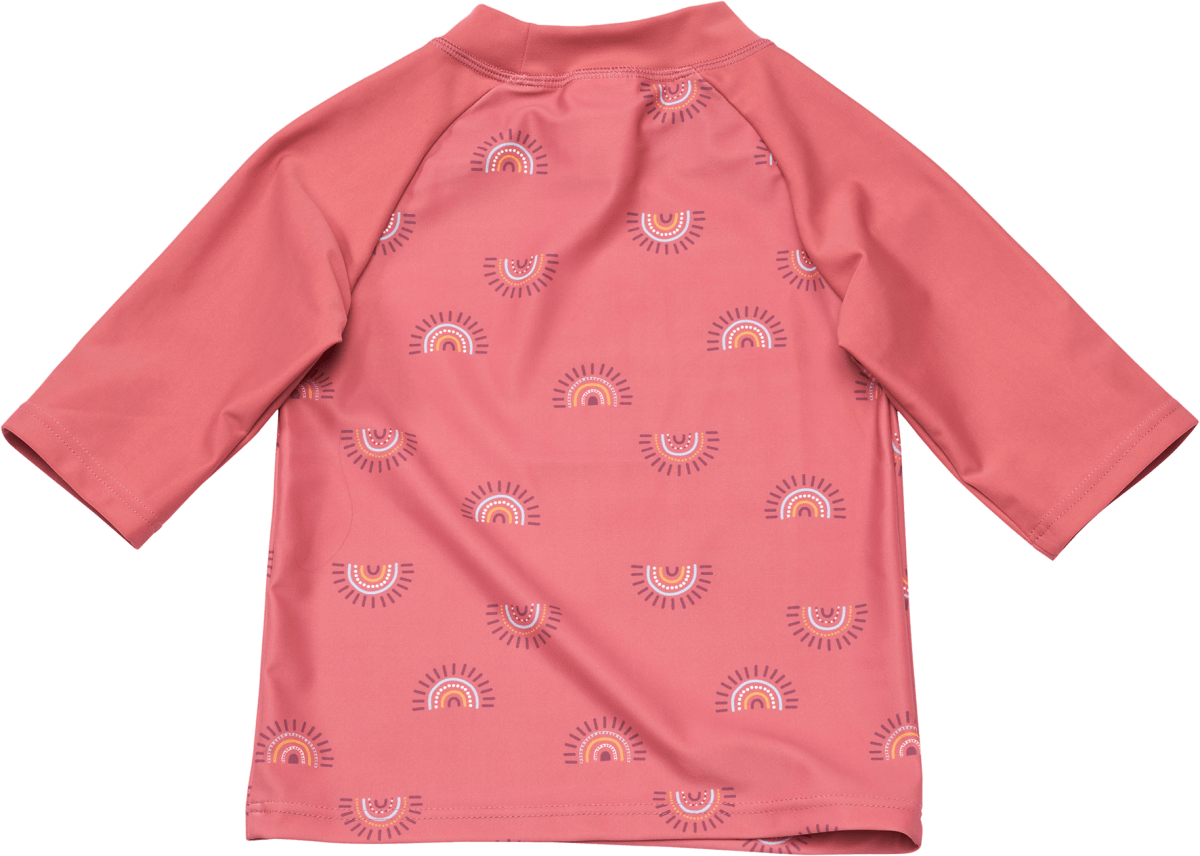UV Shirt mit Regenbogen-Muster, rosa, Gr. 110/116, 1 St