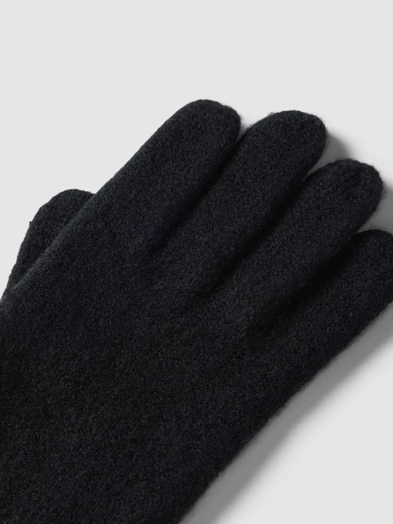 Handschuhe mit Applikation Modell 'WALKHANDSCHUH' in schwarz