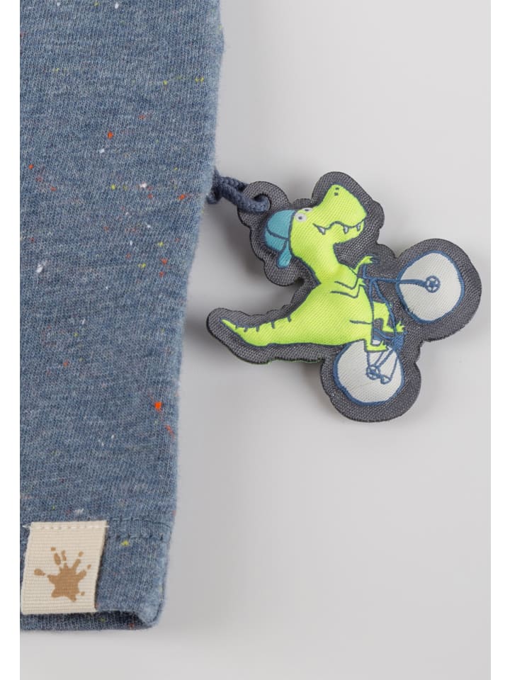 Sigikid T-Shirt Sporty Dino in Blau meliert günstig kaufen