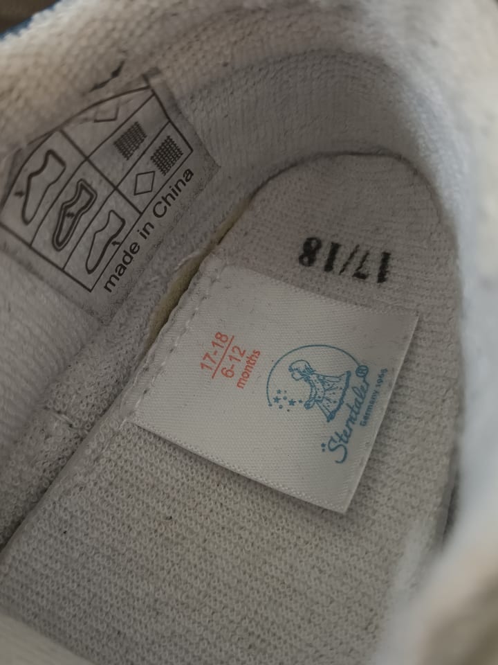 Sterntaler Krabbelschuhe in Grau günstig kaufen 17/18