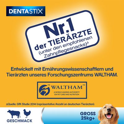 Zahnpflege Snack: Pedigree Dentastix für große Hunde (>25 kg)