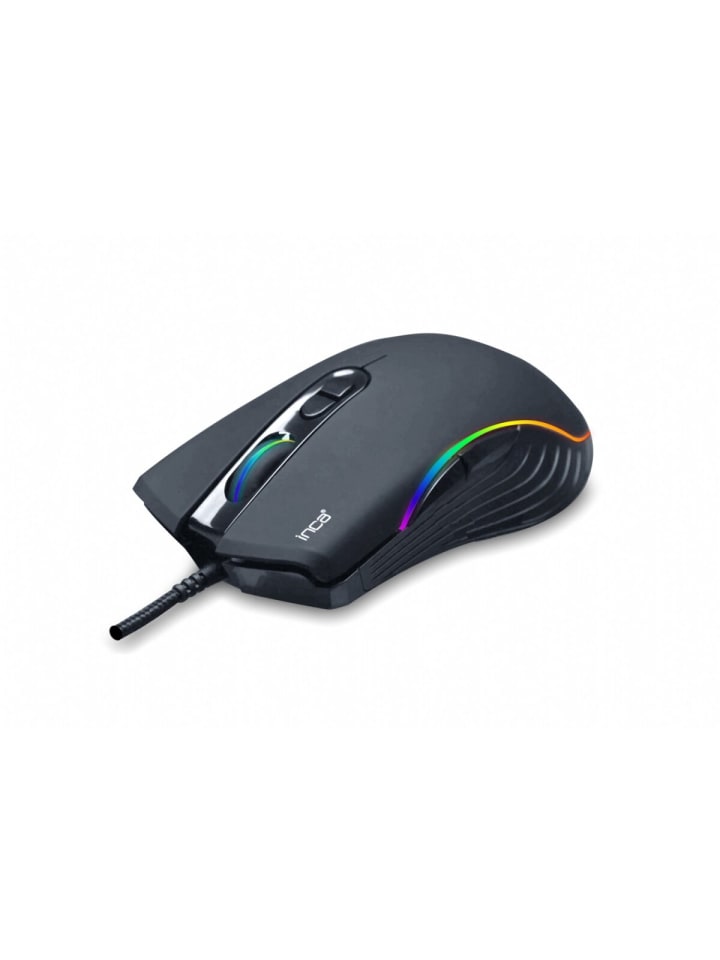 Inca Inca RGB Makro Tasten Professional Gaming Maus 4800 DPI schwarz in schwarz günstig kaufen onesize
