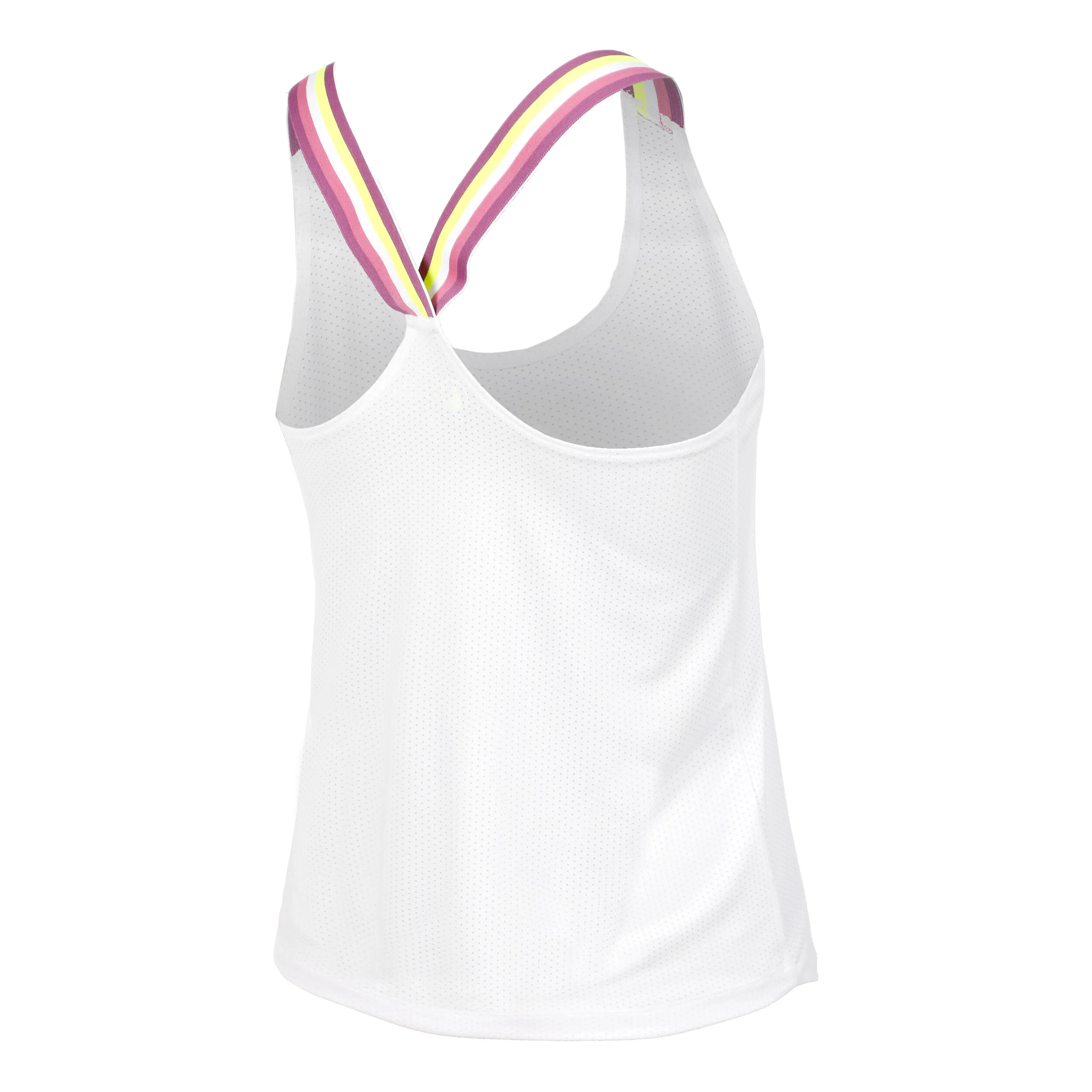 Serve & Volley Tank-Top Damen - Weiß, Mehrfarbig