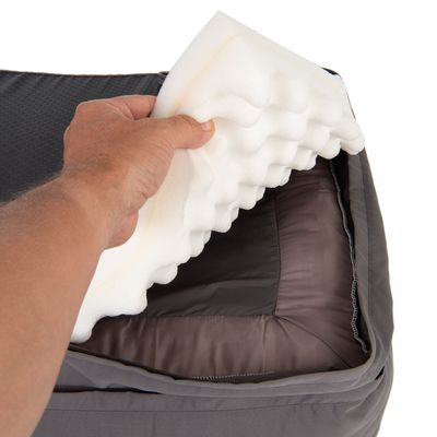 Orthopädisches Hundesofa grau