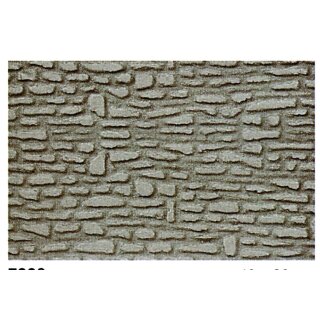 Natursteinmauer 0/1/H0, 40x20 cm, 2 Stück