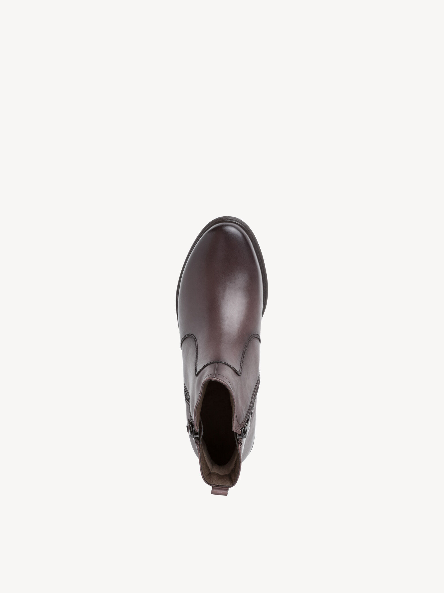 Bottine en cuir - marron