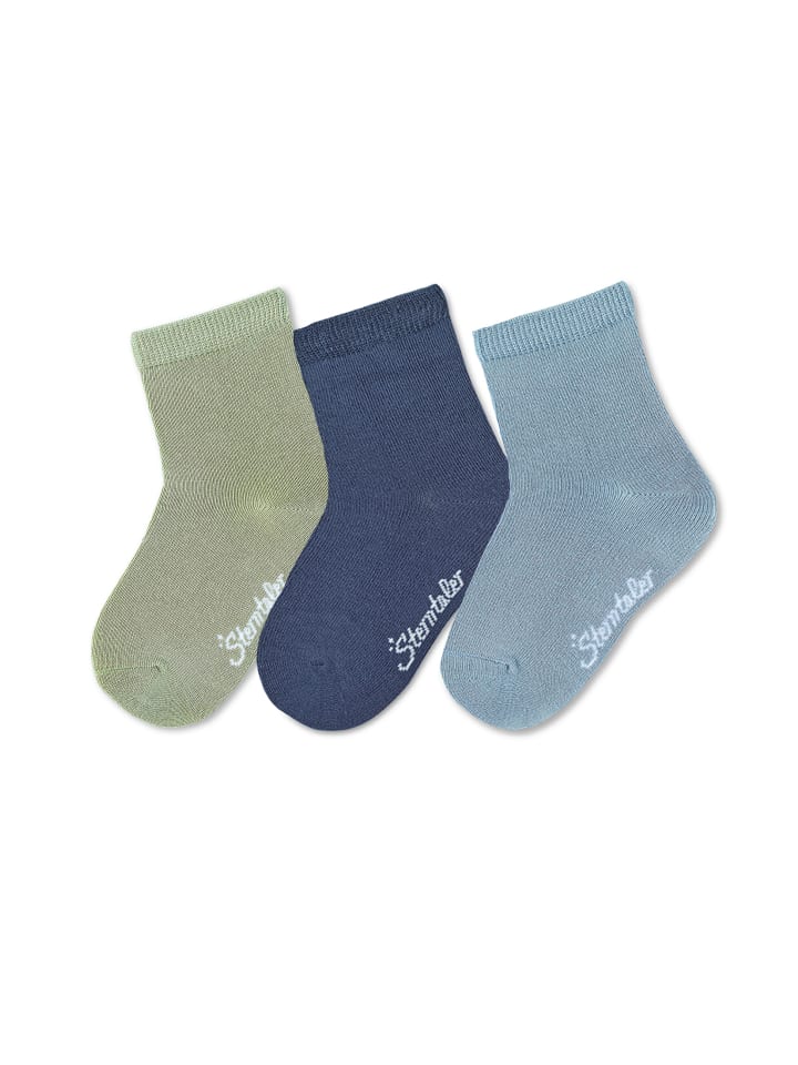 Sterntaler Socken 3er-Pack Pack uni in helles blau günstig kaufen 18