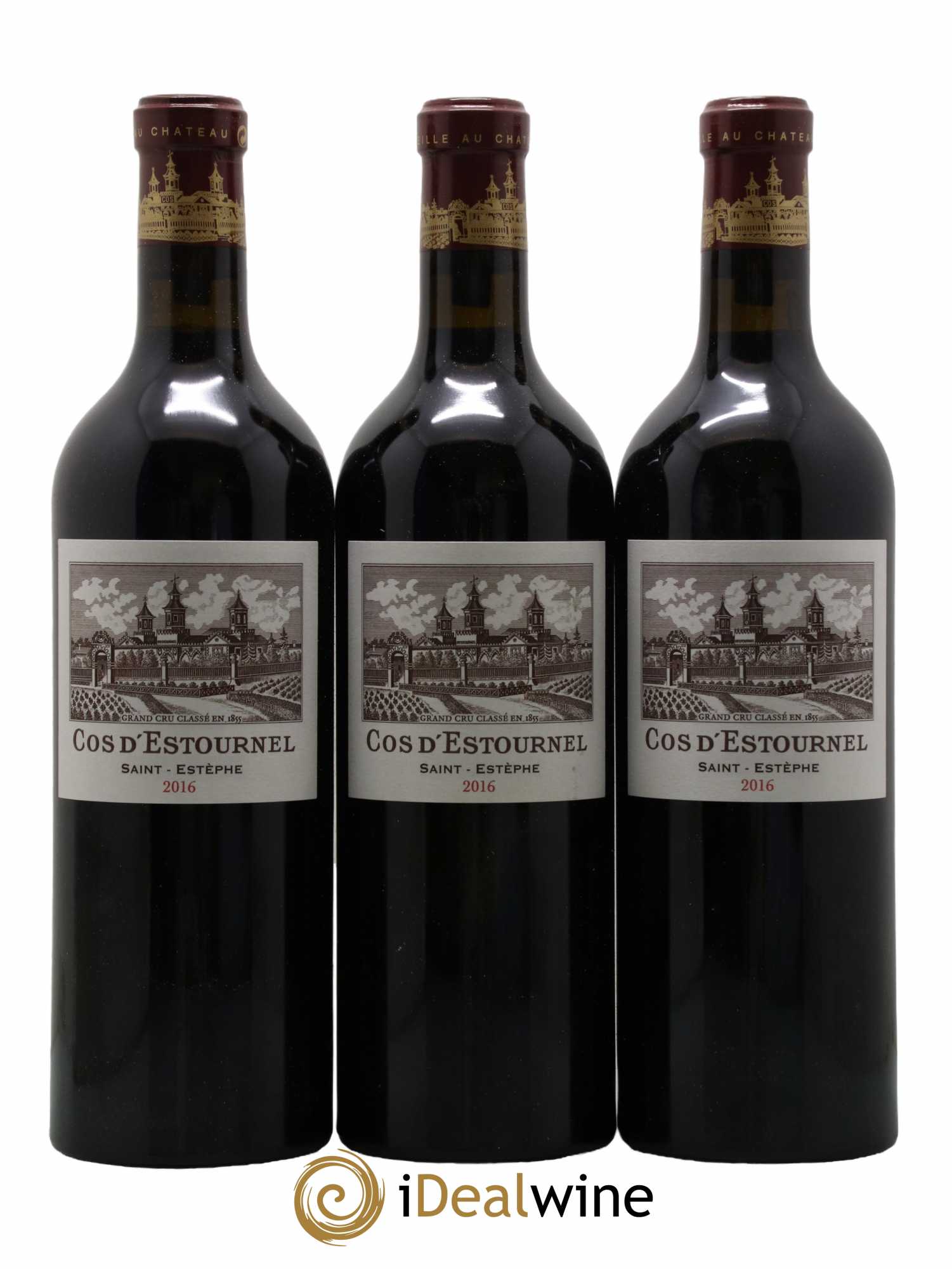 Cos d'Estournel 2ème Grand Cru Classé  2016 - Lot de 3 Bouteilles