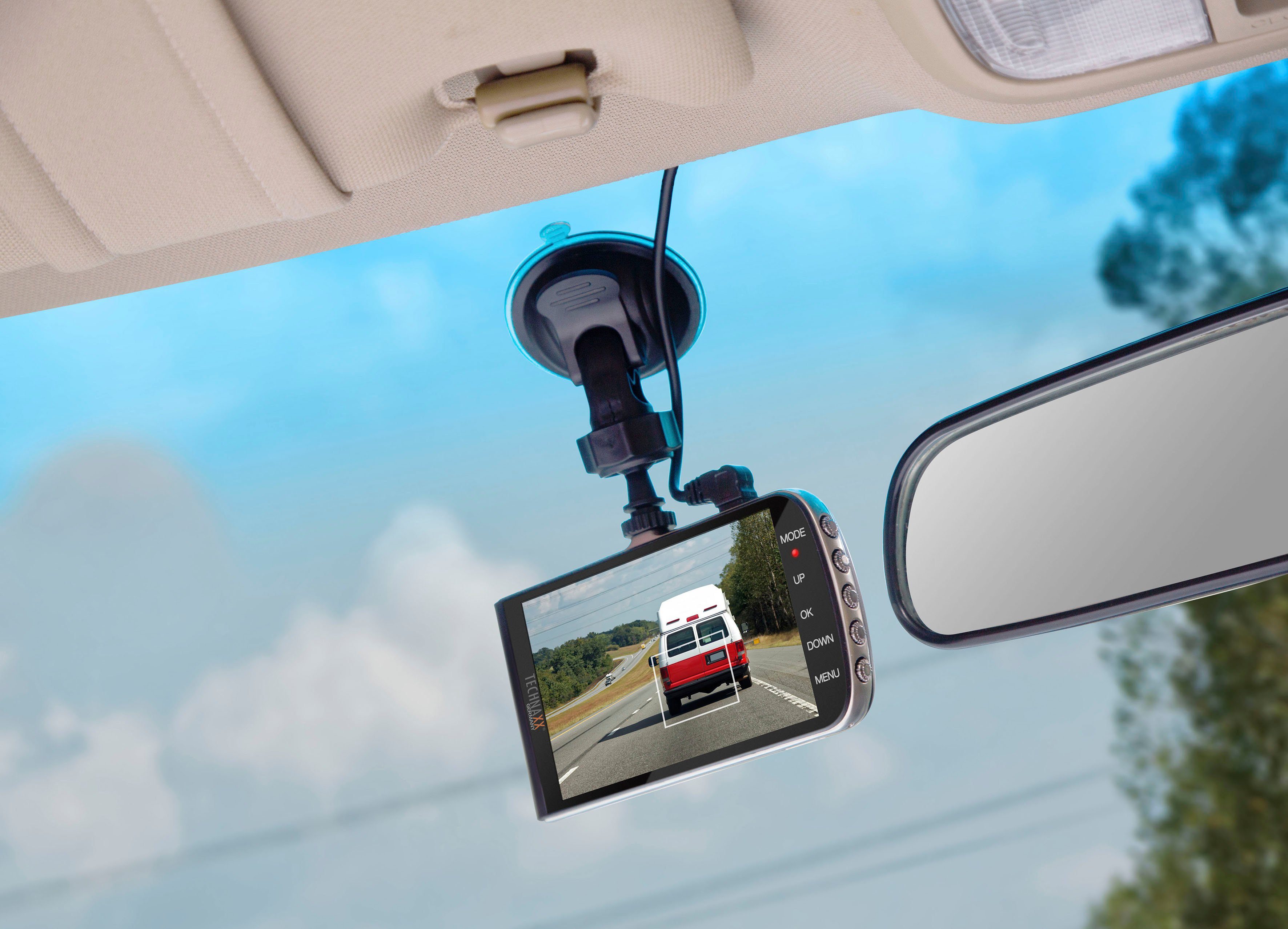 Technaxx Dashcam mit Assistenzsystemen TX-167 Dashcam
