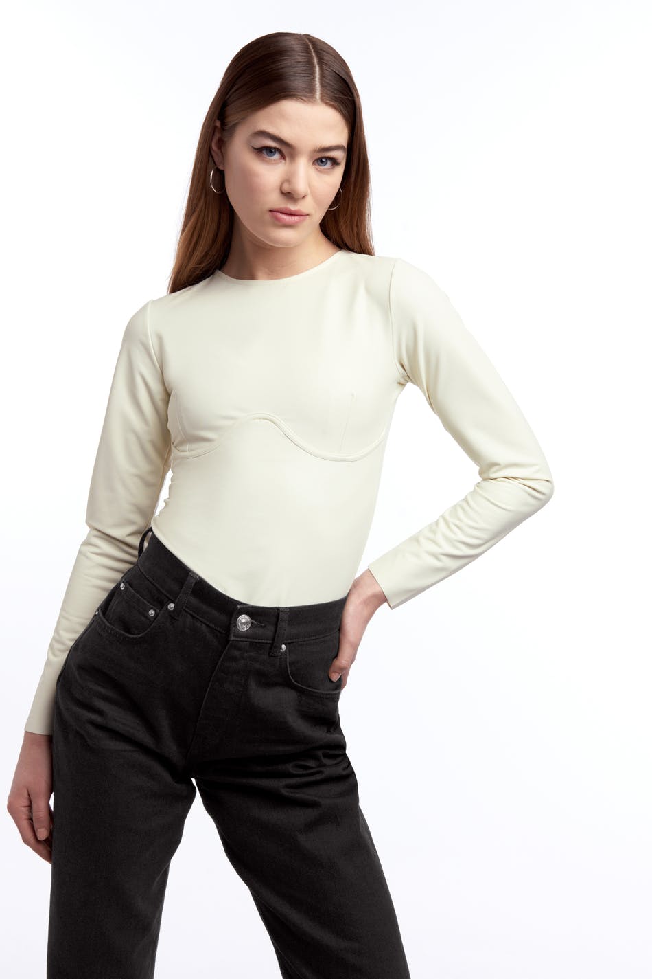 Belinda PU top