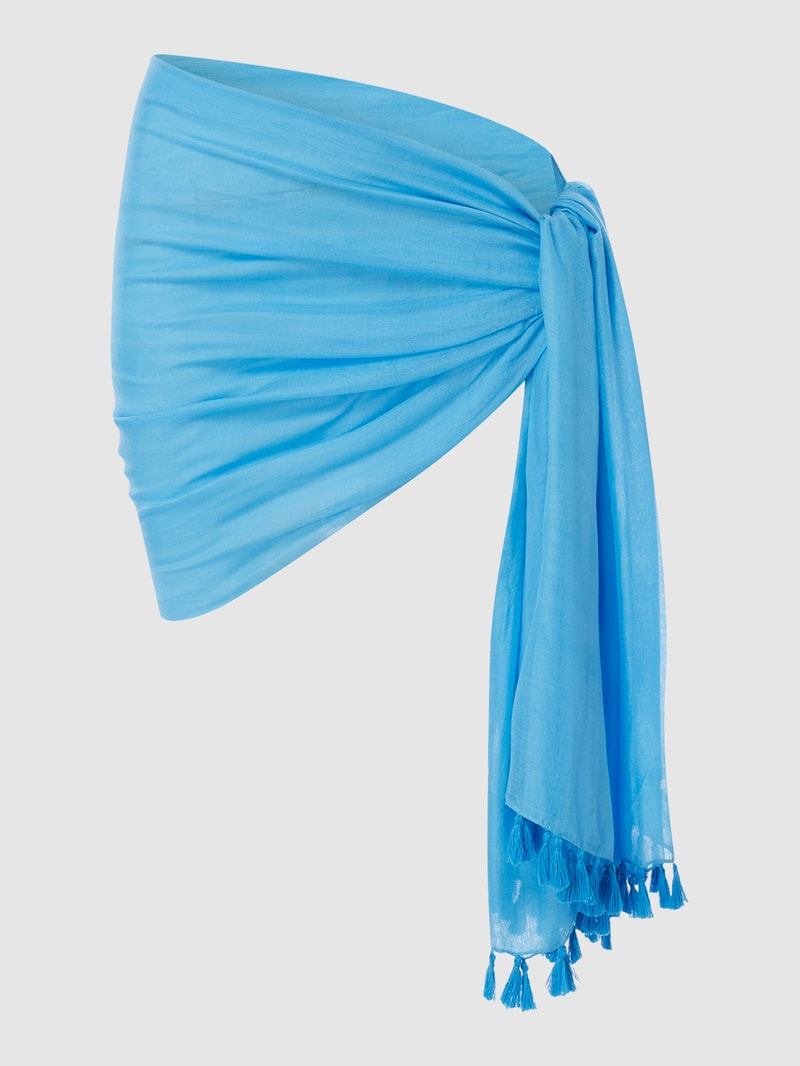 Pareo aus Viskose Modell 'Sunrise' in hellblau