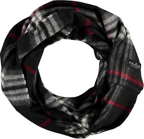 FRAAS Dünner Cashmink-Loop mit FRAAS Plaid Karo - Made in Germany