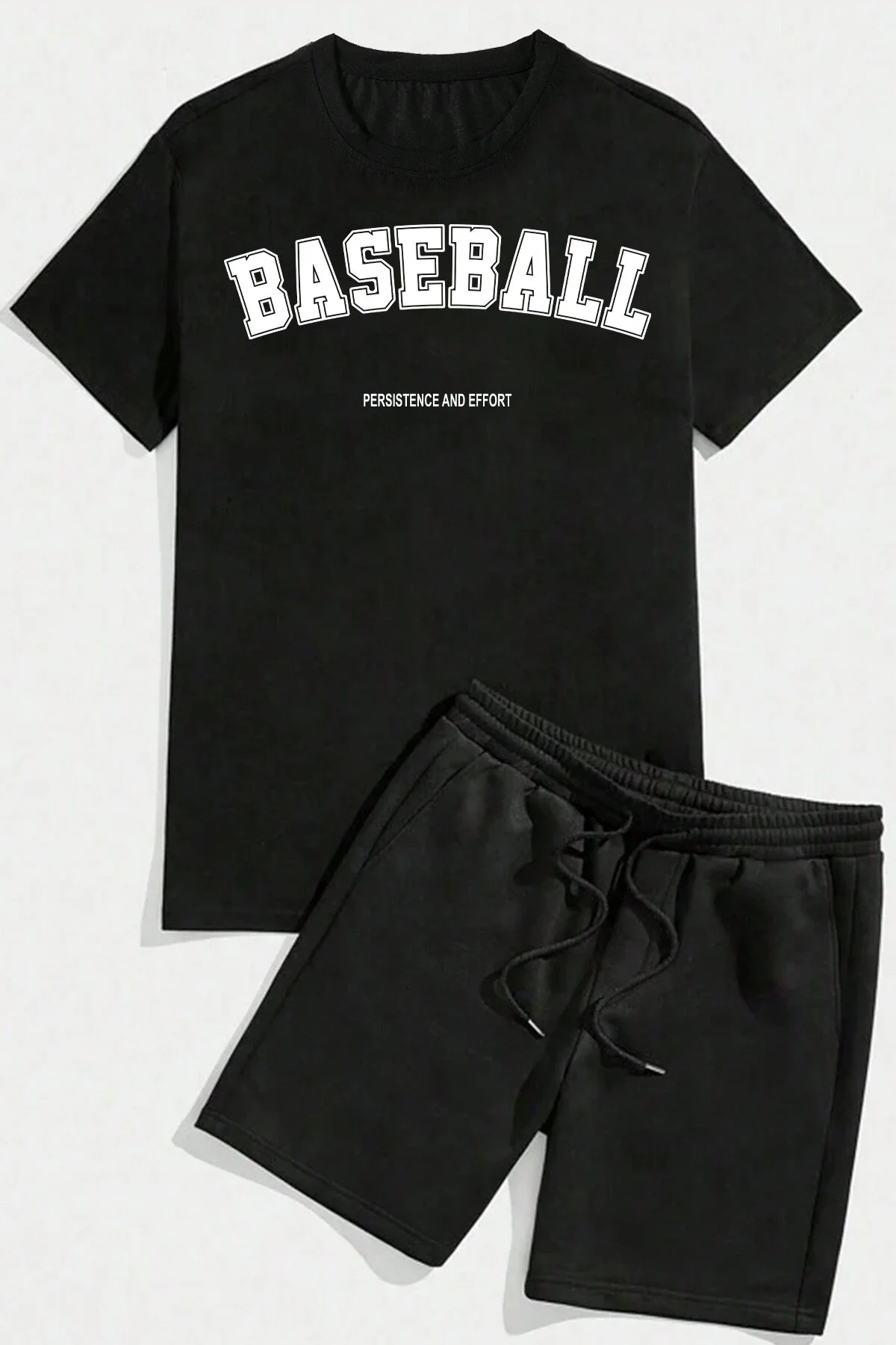 uyguntarz  Unisex-Shorts-Set mit Baseball-Print