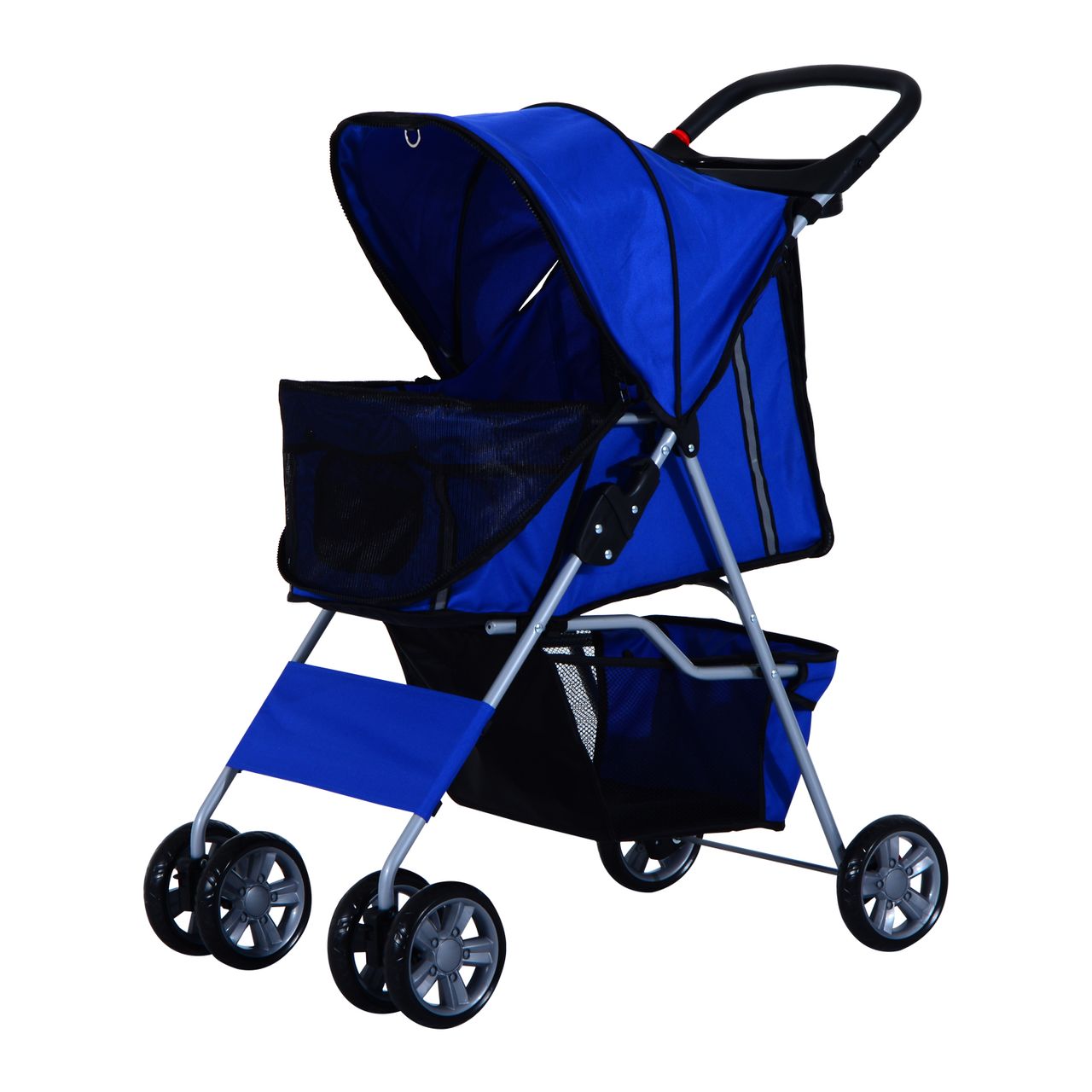 PawHut Hundewagen Hundebuggy Pet Stroller Hunde Buggy mit 4 Rolle in 4 Farben