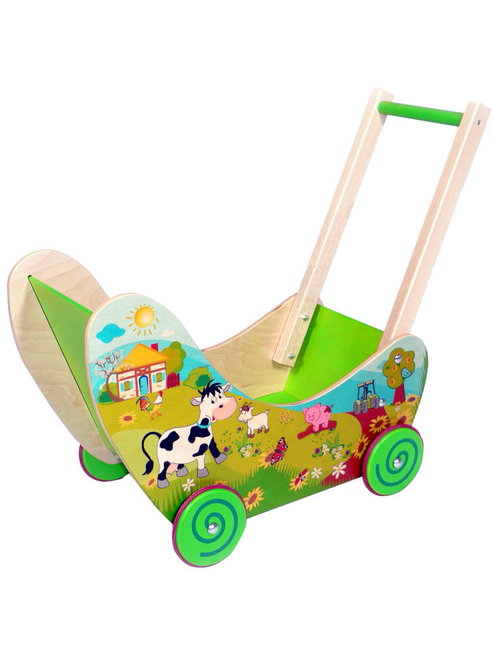 Hess Holzspielzeug  Puppenwagen 