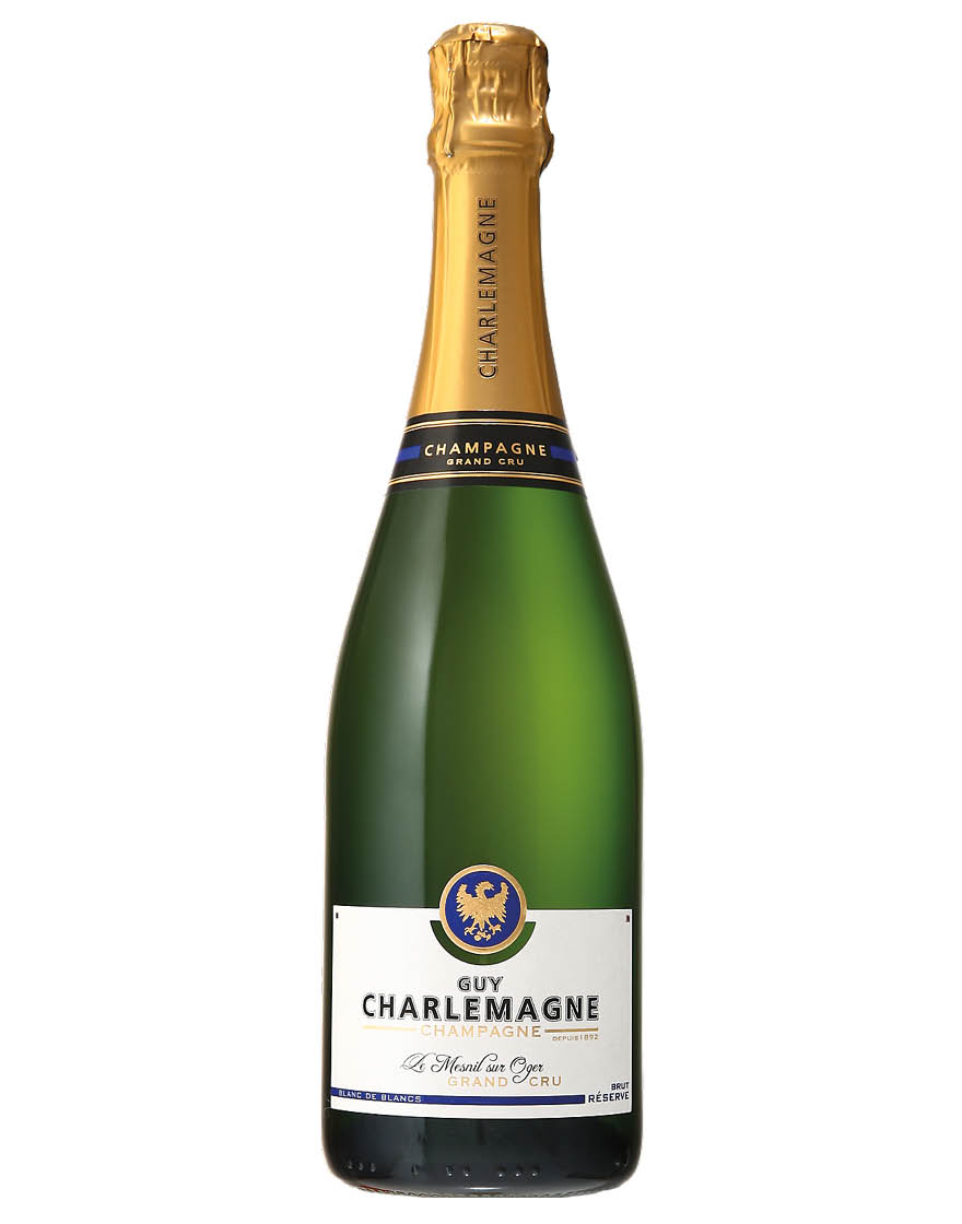 Champagne Brut Blanc de Blancs Grand Cru AOC Réserve Guy Charlemagne 0,75 ℓ