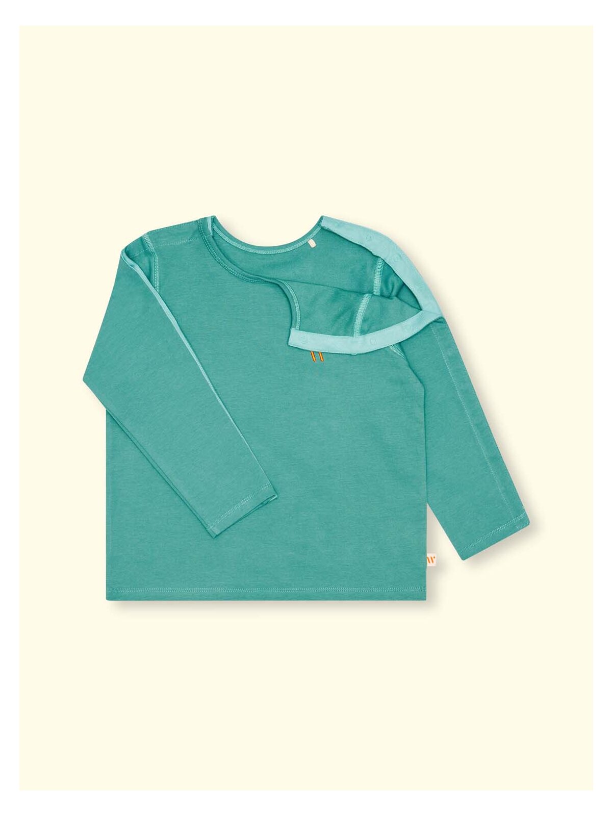 Wombly Karl Langarmshirt aqua
