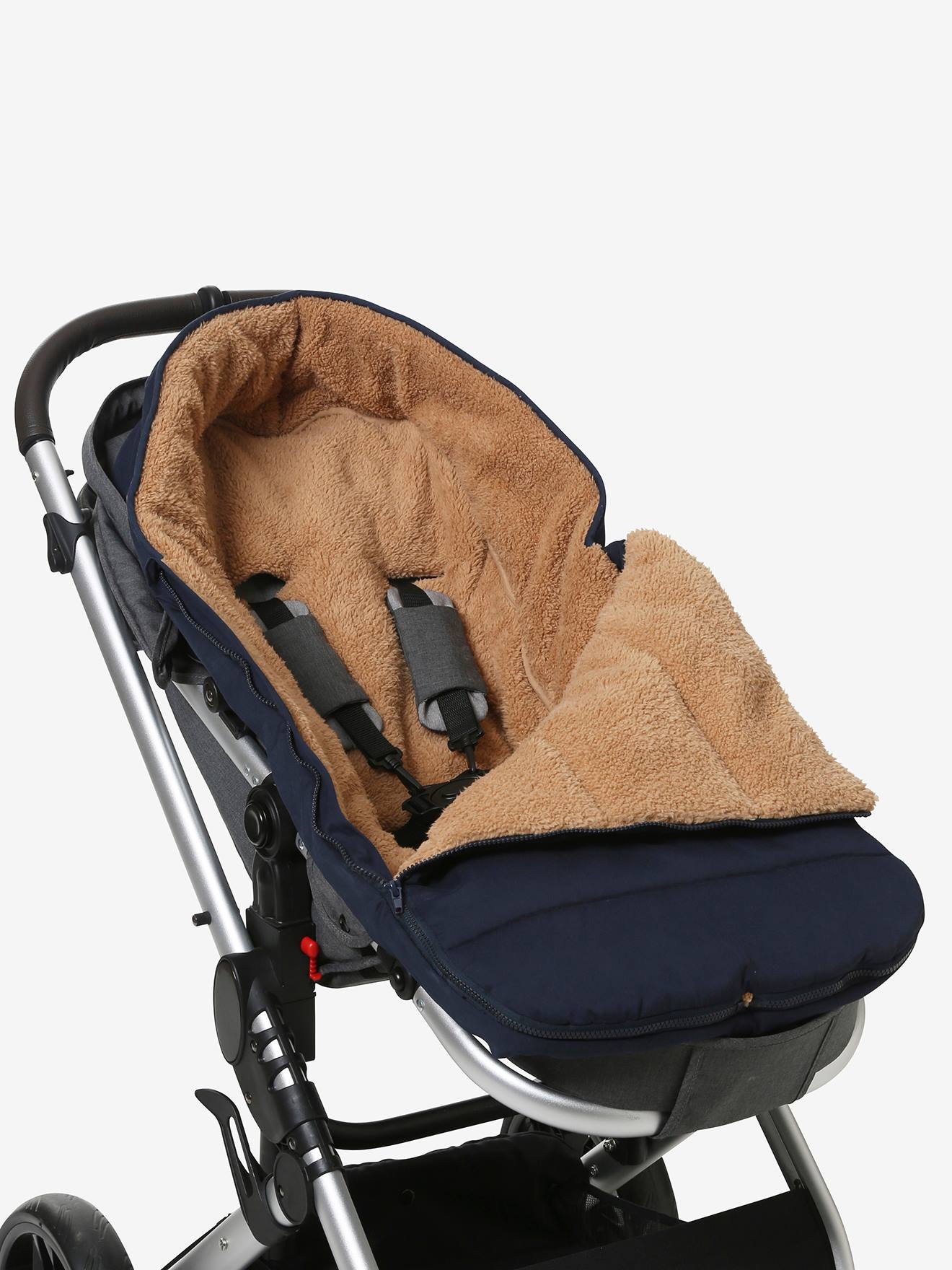 Vertbaudet Fußsack für Kinderwagen, wetterfest - schwarz