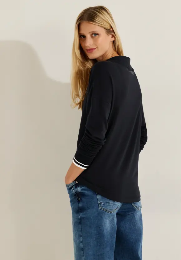 CECIL Wording Langarmshirt