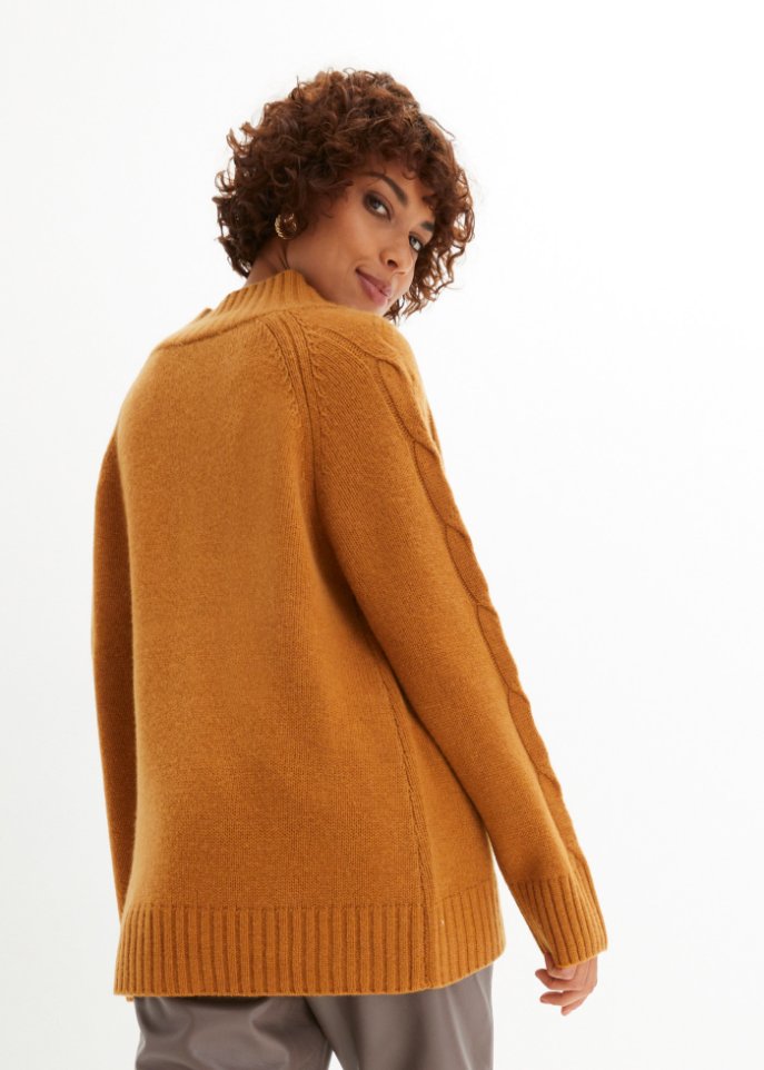 Oversized Woll-Pullover mit Good Cashmere Standard®-Anteil