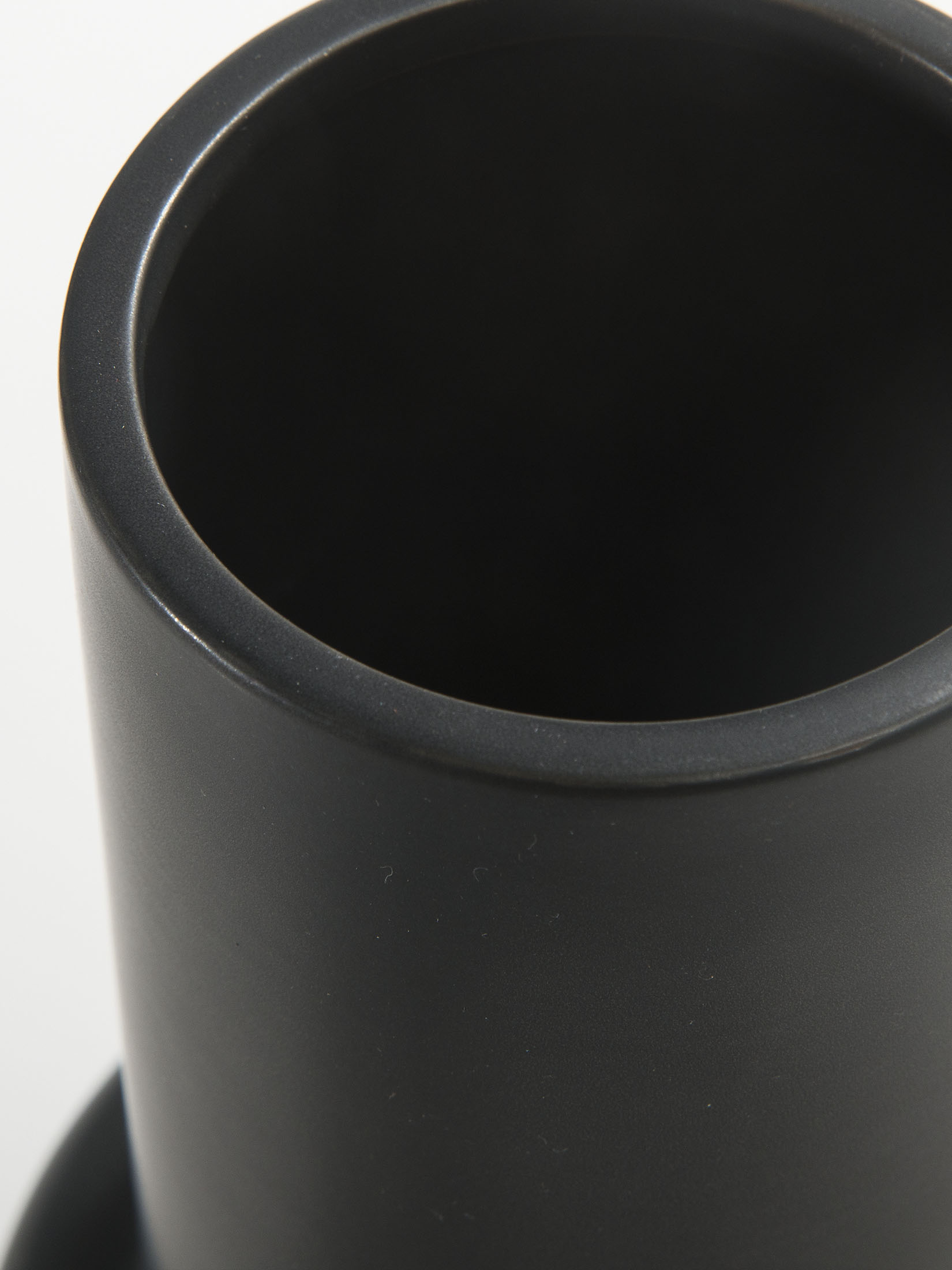 Banda Vase, Schwarz