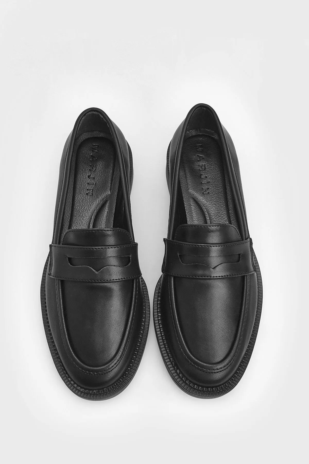 Marjin  Damen Loafer Freizeitschuhe Celas Schwarz