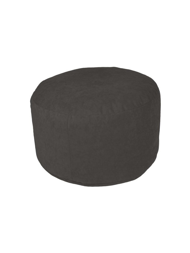 Linke Licardo Pouf Fußhocker Hocker Ø47/34 cm in anthrazit günstig kaufen onesize