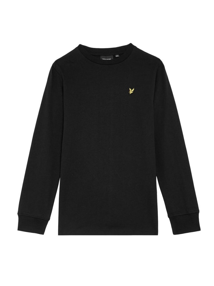 Lyle & Scott Langarmshirt in Schwarz günstig kaufen