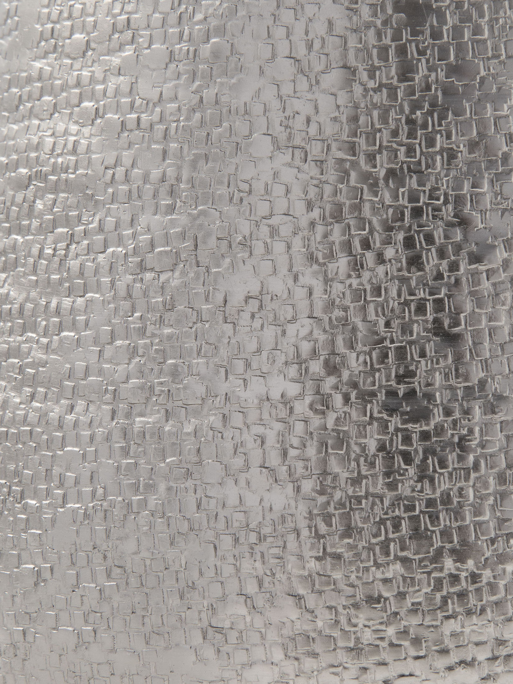 Taper Deko-Vase, Silber
