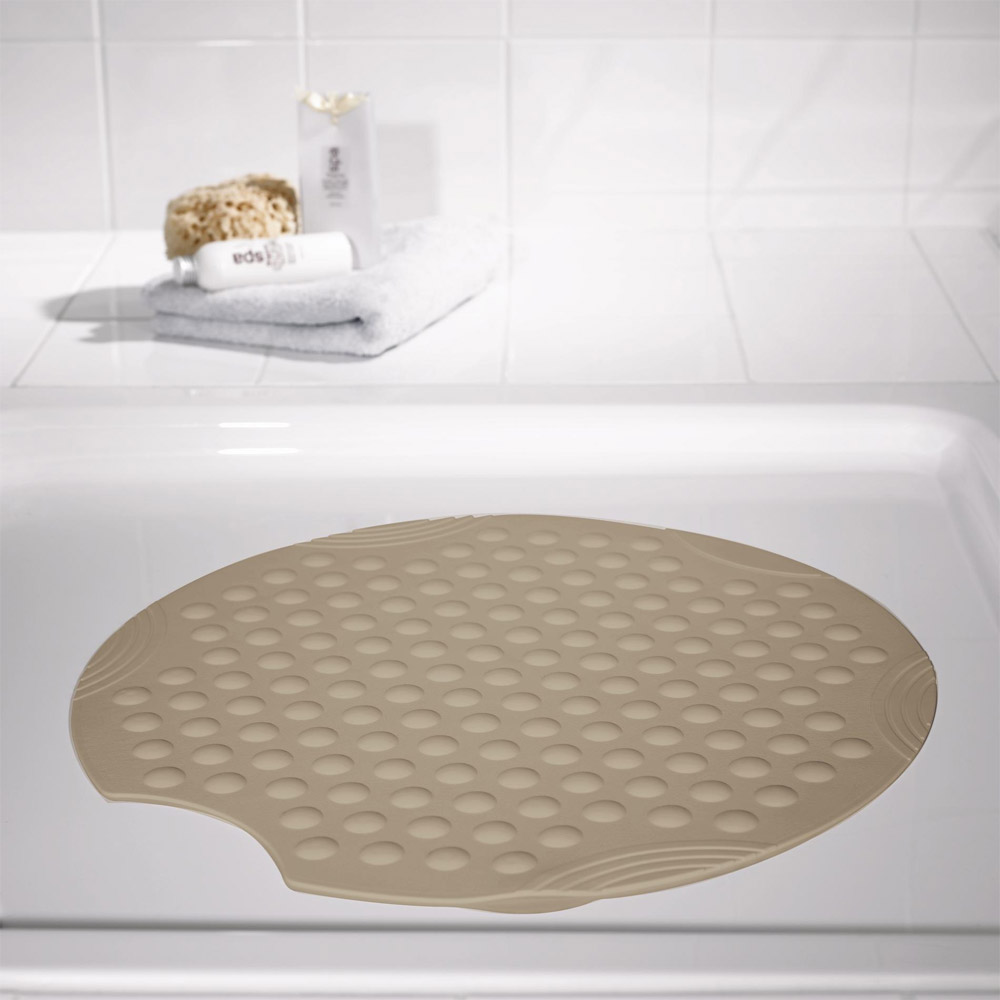 Ridder Duscheinlage Tecno ca. Ø 55 cm, beige, 100% TPE