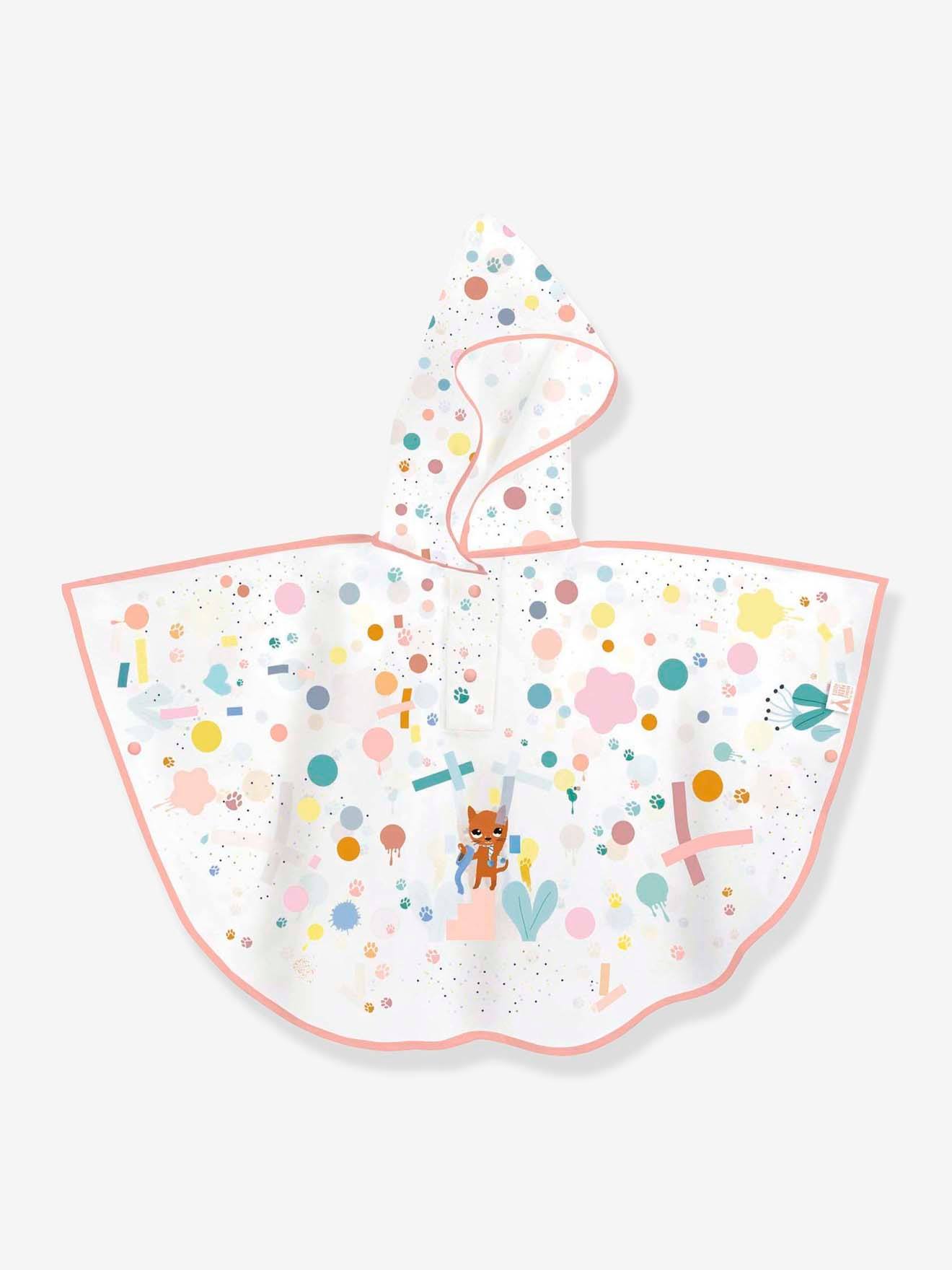 Cape de pluie 3/5 ans DJECO rose