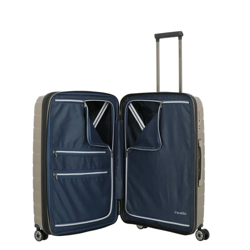 Travelite AIR BASE Trolley M (4 Räder) - Champagner