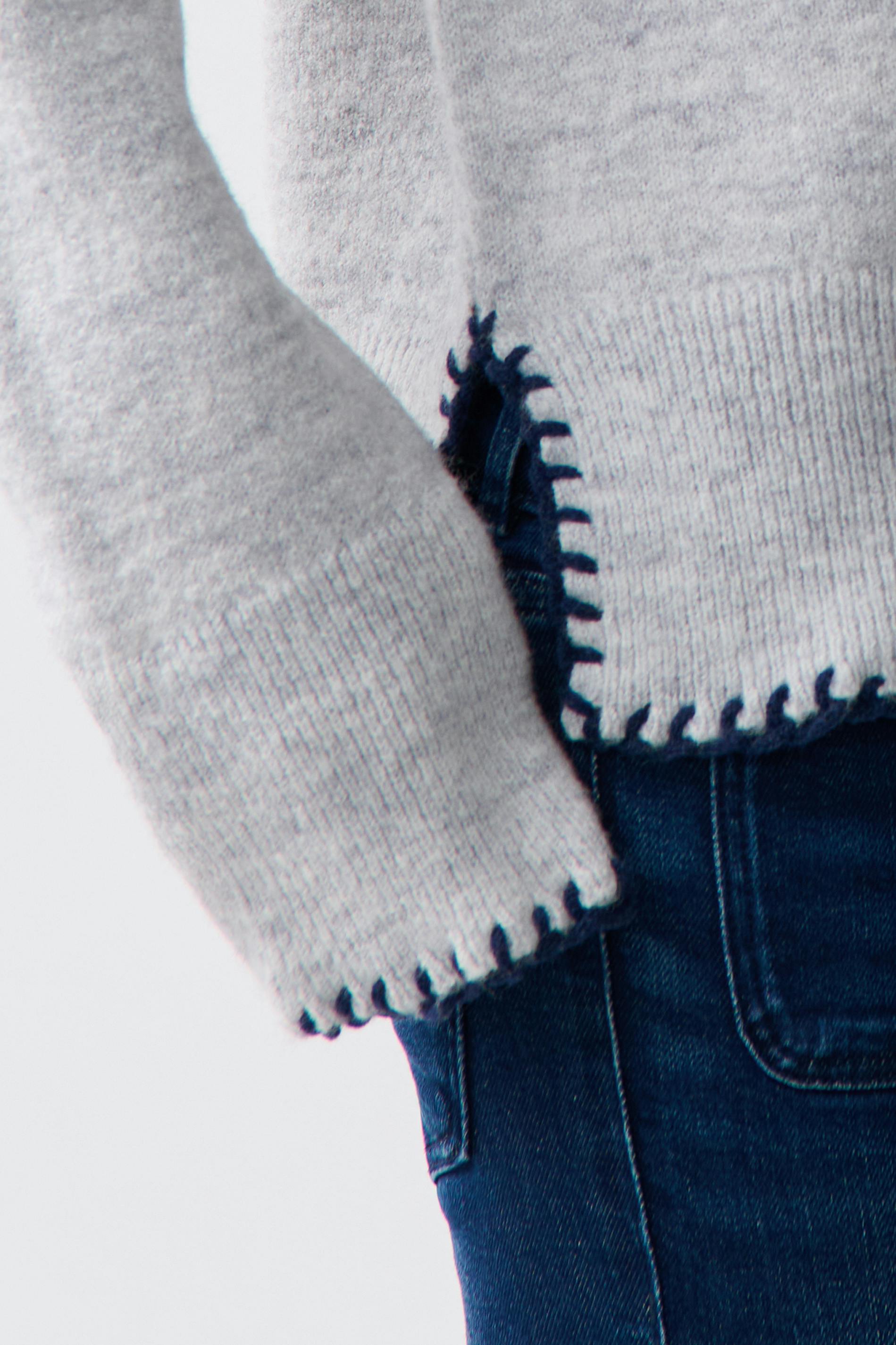 Y stitch sweater