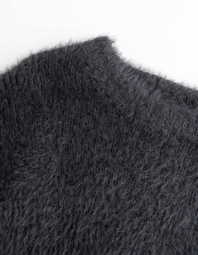 Strickpullover - Rundhals-Ausschnitt