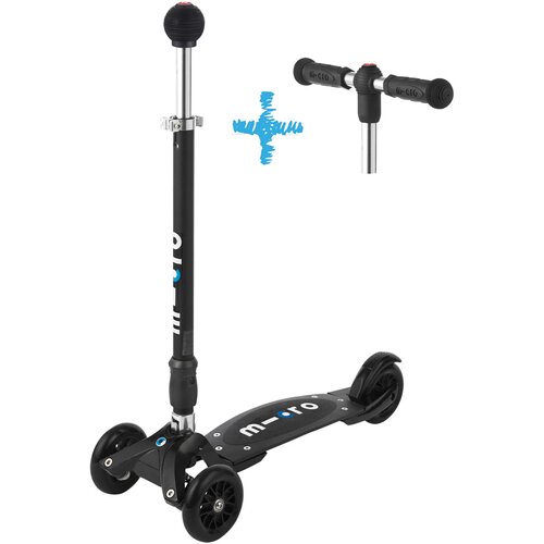 TEENS, ERWACHSENE SCOOTER/KICKBOARD KICKBOARD COMPACT BLACK CHANGEABLE