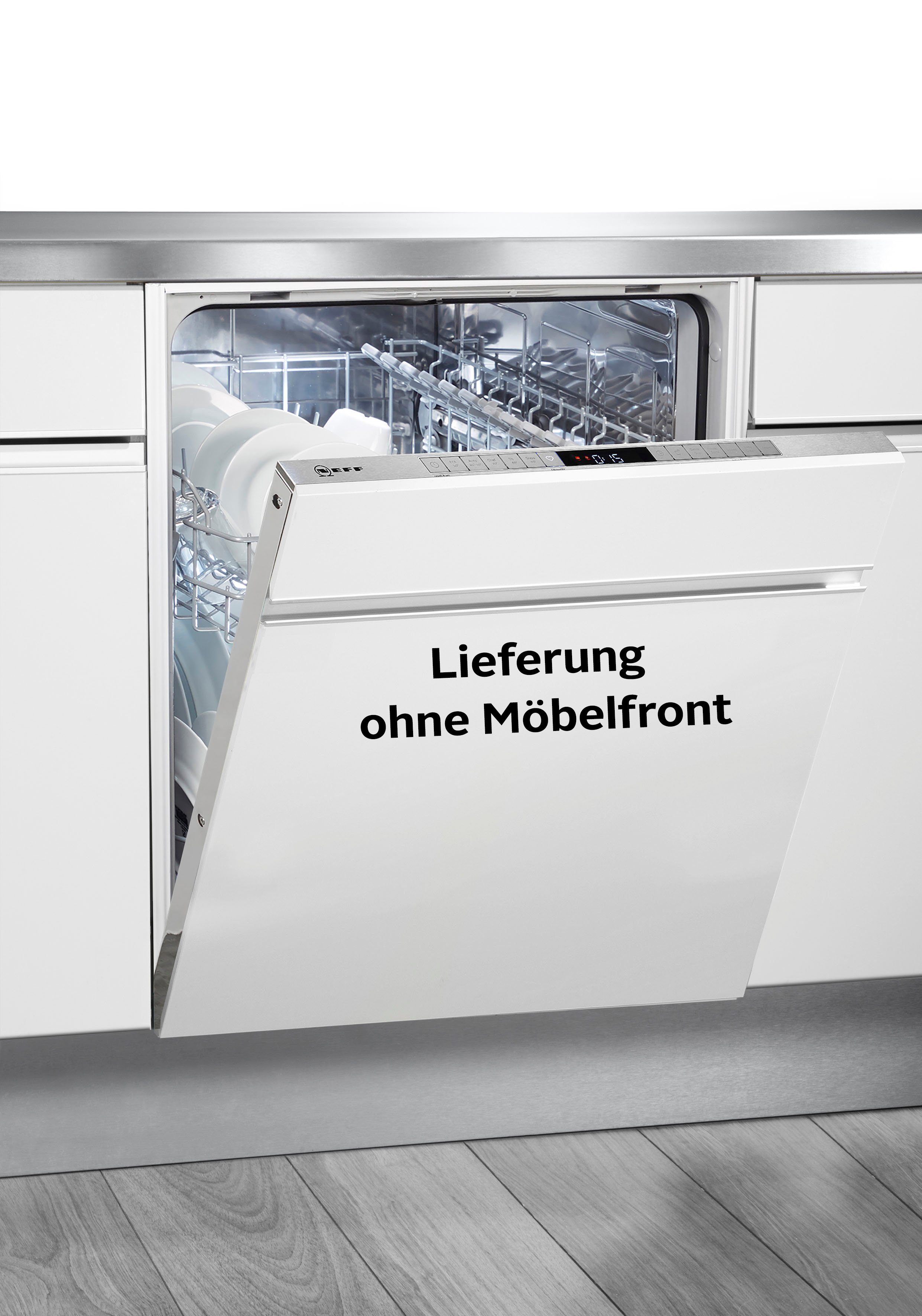 NEFF vollintegrierbarer Geschirrspüler, S255ITX04E, 12 Maßgedecke, XXL-Geschirrspüler